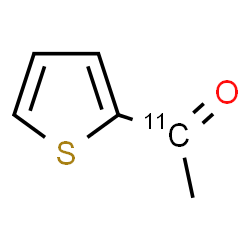 ChemSpider 2D Image | 1-(2-Thienyl)(1-~11~C)ethanone | C511CH6OS