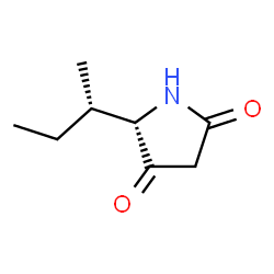 ChemSpider 2D Image | (5S)-5-[(2S)-2-Butanyl]-2,4-pyrrolidinedione | C8H13NO2