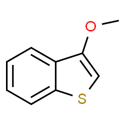 ChemSpider 2D Image | 3-Methoxy-1-benzothiophene | C9H8OS