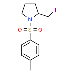 ChemSpider 2D Image | 2-(Iodomethyl)-1-[(4-methylphenyl)sulfonyl]pyrrolidine | C12H16INO2S