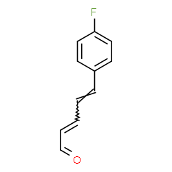 ChemSpider 2D Image | (2E,4E)-5-(4-fluorophenyl)penta-2,4-dienal | C11H9FO