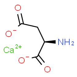ChemSpider 2D Image | Calcium (2R)-2-aminosuccinate | C4H5CaNO4