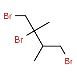 ChemSpider 2D Image | 1,2,4-Tribromo-2,3-dimethylbutane | C6H11Br3