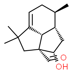 ChemSpider 2D Image | (2aR,3S,4aS,5R,7bS)-3-Hydroxy-1,1,5-trimethyl-1,2,3,4,4a,5,6,7b-octahydro-2aH-cyclopenta[cd]indene-2a-carbaldehyde | C15H22O2
