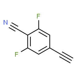 ChemSpider 2D Image | 4-Ethynyl-2,6-difluorobenzonitrile | C9H3F2N