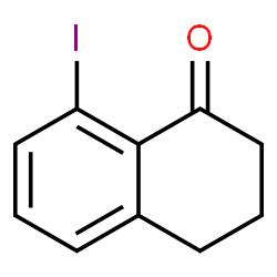 ChemSpider 2D Image | 8-Iodo-1-tetralone | C10H9IO