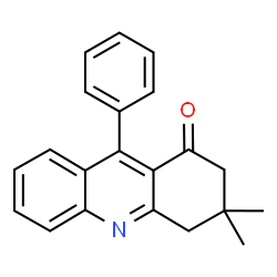 ChemSpider 2D Image | 3,3-Dimethyl-9-phenyl-3,4-dihydro-1(2H)-acridinone | C21H19NO