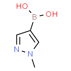 ChemSpider 2D Image | 1-Methyl-1H-pyrazole-4-boronic acid | C4H7BN2O2