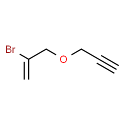 ChemSpider 2D Image | 2-Bromo-3-(2-propyn-1-yloxy)-1-propene | C6H7BrO
