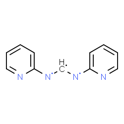 ChemSpider 2D Image | 2-[(2-pyridyl-$l^{2}-azanyl)methyl-$l^{2}-azanyl]pyridine | C11H9N4