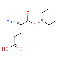 ChemSpider 2D Image | (4S)-4-Amino-5-[(diethylboryl)oxy]-5-oxopentanoic acid | C9H18BNO4