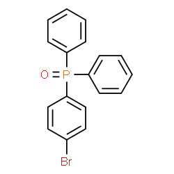 ChemSpider 2D Image | (4-Bromophenyl)diphenylphosphine oxide | C18H14BrOP