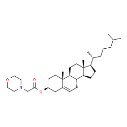 ChemSpider 2D Image | (3beta)-Cholest-5-en-3-yl 4-morpholinylacetate | C33H55NO3