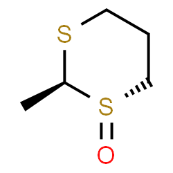 ChemSpider 2D Image | (1S,2S)-2-Methyl-1,3-dithiane 1-oxide | C5H10OS2
