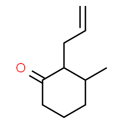 ChemSpider 2D Image | 2-Allyl-3-methylcyclohexanone | C10H16O