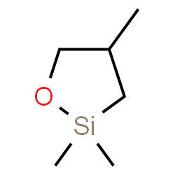 ChemSpider 2D Image | 2,2,4-Trimethyl-1,2-oxasilolane | C6H14OSi