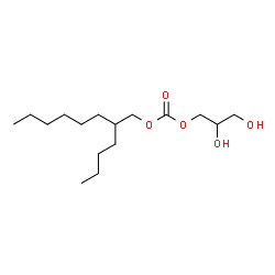 ChemSpider 2D Image | 2-Butyloctyl 2,3-dihydroxypropyl carbonate | C16H32O5