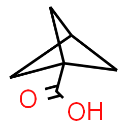 ChemSpider 2D Image | Bicyclo[1.1.1]pentane-1-carboxylic acid | C6H8O2