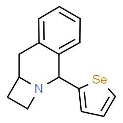 ChemSpider 2D Image | 4-(2-Selenophenyl)-1,4,9,9a-tetrahydro-2H-azeto[1,2-b]isoquinoline | C15H15NSe