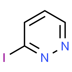 ChemSpider 2D Image | 3-Iodopyridazine | C4H3IN2