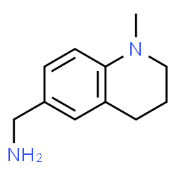 ChemSpider 2D Image | 1,2,3,4-tetrahydro-1-methyl-6-Quinolinemethanamine | C11H16N2