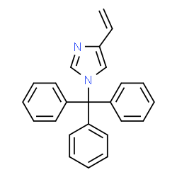 ChemSpider 2D Image | 1-Trityl-4-vinyl-1H-imidazole | C24H20N2
