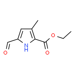 ChemSpider 2D Image | Ethyl 5-formyl-3-methyl-1H-pyrrole-2-carboxylate | C9H11NO3