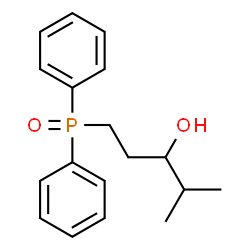ChemSpider 2D Image | 1-(Diphenylphosphoryl)-4-methyl-3-pentanol | C18H23O2P