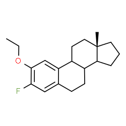 ChemSpider 2D Image | (8xi,9xi,14xi)-2-Ethoxy-3-fluoroestra-1(10),2,4-triene | C20H27FO