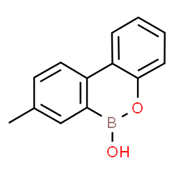 ChemSpider 2D Image | 8-Methyl-6H-dibenzo[c,e][1,2]oxaborinin-6-ol | C13H11BO2
