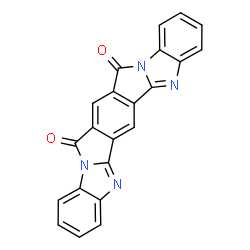 ChemSpider 2D Image | 6H,8H-Benzimidazo[1'',2'':1',5']pyrrolo[3',4':5,6]isoindolo[2,1-a]benzimidazole-6,8-dione | C22H10N4O2