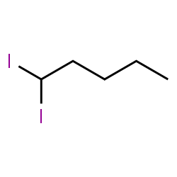 ChemSpider 2D Image | 1,1-Diiodopentane | C5H10I2