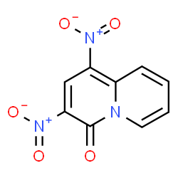 ChemSpider 2D Image | 1,3-Dinitro-4H-quinolizin-4-one | C9H5N3O5