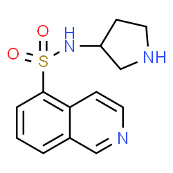 ChemSpider 2D Image | N-(3-Pyrrolidinyl)-5-isoquinolinesulfonamide | C13H15N3O2S