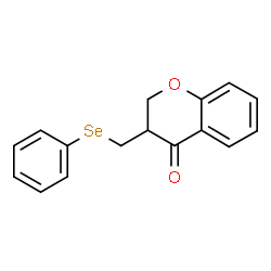 ChemSpider 2D Image | 3-[(Phenylselanyl)methyl]-2,3-dihydro-4H-chromen-4-one | C16H14O2Se