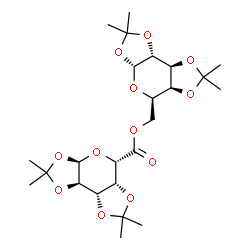 ChemSpider 2D Image | [(3aR,5R,5aS,8aS,8bR)-2,2,7,7-Tetramethyltetrahydro-3aH-bis[1,3]dioxolo[4,5-b:4',5'-d]pyran-5-yl]methyl (3aR,5S,5aR,8aS,8bR)-2,2,7,7-tetramethyltetrahydro-3aH-bis[1,3]dioxolo[4,5-b:4',5'-d]pyran-5-car
boxylate | C24H36O12