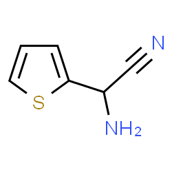 ChemSpider 2D Image | Amino(2-thienyl)acetonitrile | C6H6N2S