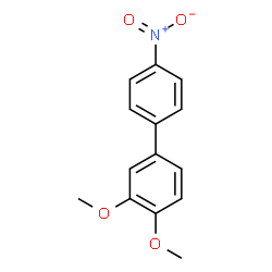 ChemSpider 2D Image | 3,4-Dimethoxy-4'-nitrobiphenyl | C14H13NO4