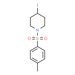 ChemSpider 2D Image | 4-Iodo-1-[(4-methylphenyl)sulfonyl]piperidine | C12H16INO2S