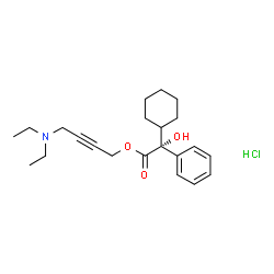 ChemSpider 2D Image | (R)-Oxybutynin HCl | C22H32ClNO3