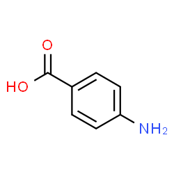 ChemSpider 2D图像| 4-氨基苯甲酸| C7H7NO2