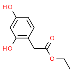 ChemSpider 2D Image | ethyl 2,4-dihydroxyphenylacetate | C10H12O4