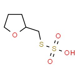 ChemSpider 2D Image | S-(Tetrahydro-2-furanylmethyl) hydrogen sulfurothioate | C5H10O4S2