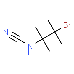 ChemSpider 2D Image | (3-Bromo-2,3-dimethyl-2-butanyl)cyanamide | C7H13BrN2