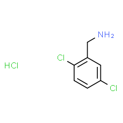 ChemSpider 2D Image | 1-(2,5-Dichlorophenyl)methanamine hydrochloride (1:1) | C7H8Cl3N