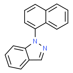 ChemSpider 2D Image | 1-(1-Naphthyl)-1H-indazole | C17H12N2