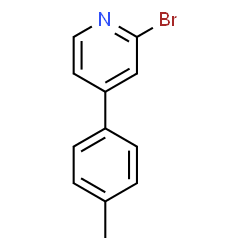 ChemSpider 2D Image | 2-Bromo-4-(4-methylphenyl)pyridine | C12H10BrN