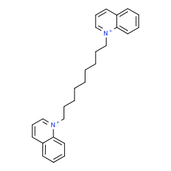 ChemSpider 2D Image | 1,1'-(1,9-Nonanediyl)diquinolinium | C27H32N2