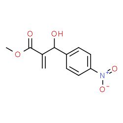 ChemSpider 2D Image | methyl 2-(hydroxy(4-nitrophenyl)methyl)acrylate | C11H11NO5