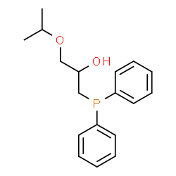 ChemSpider 2D Image | 1-(Diphenylphosphino)-3-isopropoxy-2-propanol | C18H23O2P